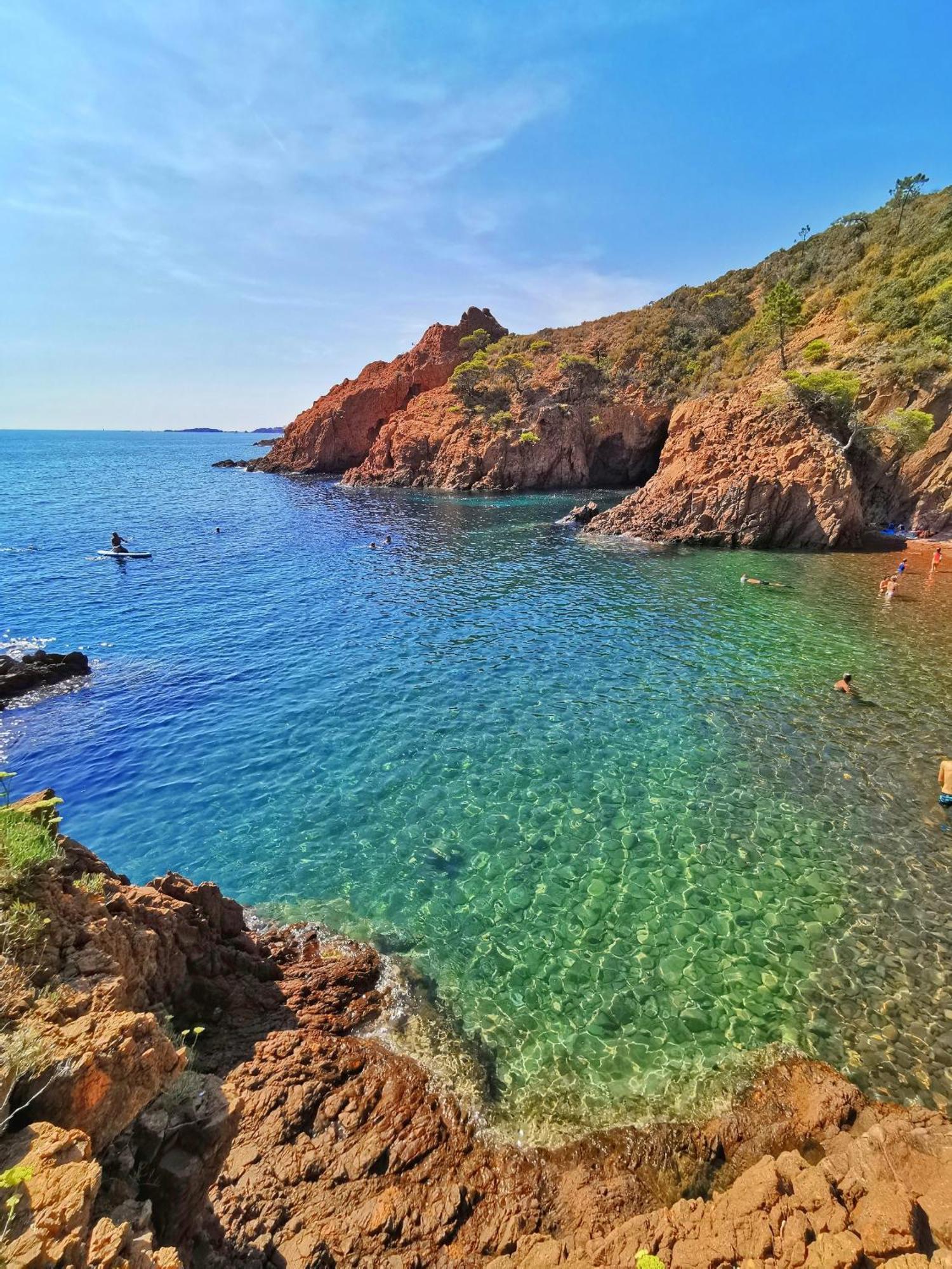 Petit Paradis Vue Mer- Plage Et Calanques A 3 Mn Saint-Raphaël Zewnętrze zdjęcie